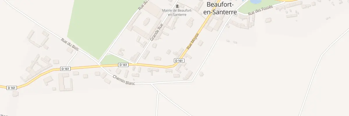 Plan du 8 Rue Moyse à Beaufort-en-Santerre