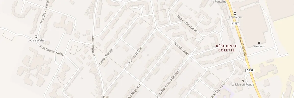 Plan du 17 Rue de la Cité à Nœux-les-Mines