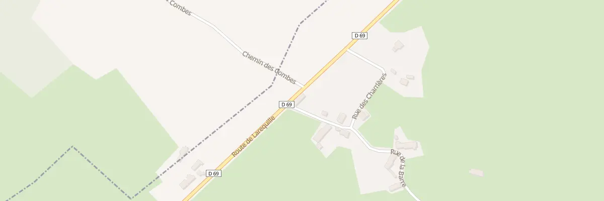Plan du 1 Rue de la Barre à Arpheuilles-Saint-Priest