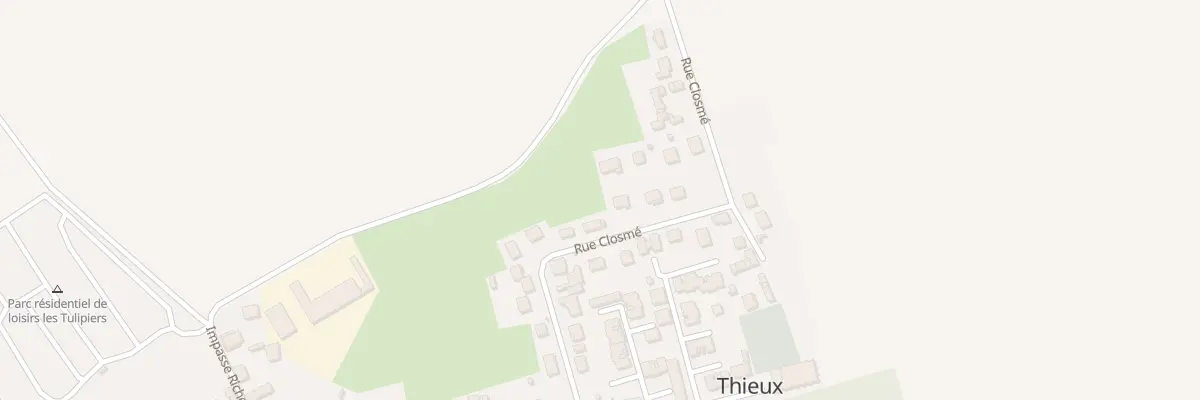 Plan du 15 Rue Closmé à Thieux