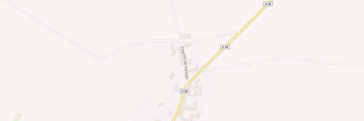 Plan du 3 Che de Forestil à Remaugies