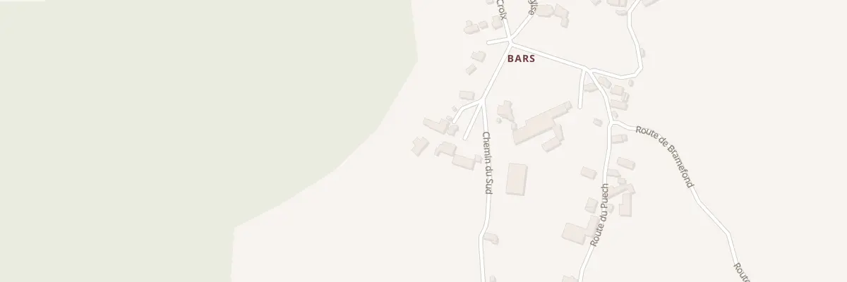 Plan du 5118 Bars à Lacroix-Barrez
