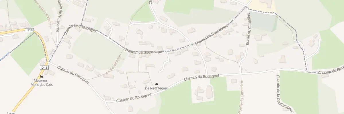 Plan du 382 Che de Boeschepe à Méteren