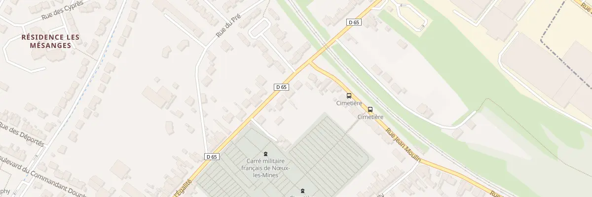 Plan du 69T Rue de l’Egalité à Nœux-les-Mines