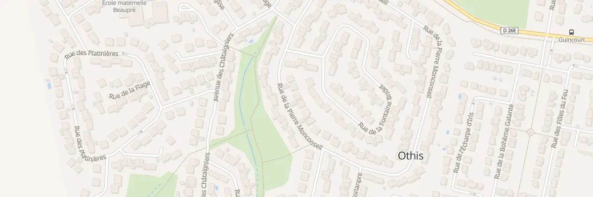 Plan du 11 Rue de la Pierre Mon Conseil à Othis