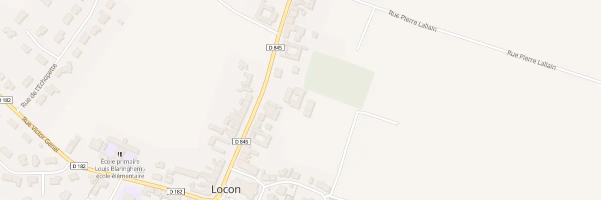 Plan du 194 Rue du 11 Novembre à Locon