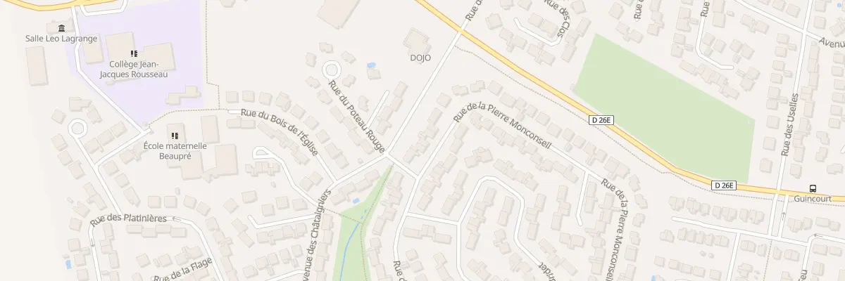 Plan du 118 Rue de la Pierre Mon Conseil à Othis