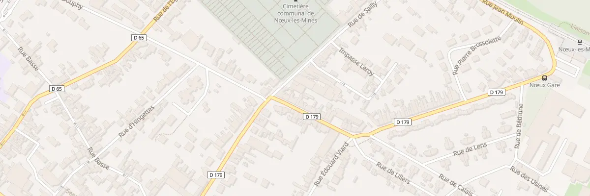 Plan du 9 Rue du Général Leclerc à Nœux-les-Mines