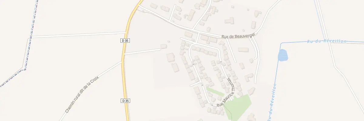 Plan du 12 Rue Maurice Thomas à Chevry-Cossigny