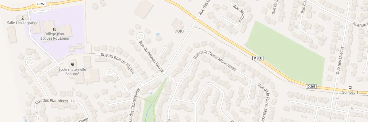 Plan du 114 Rue de la Pierre Mon Conseil à Othis