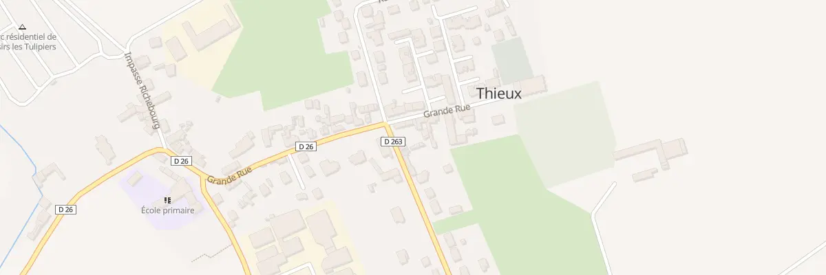 Plan du 13 Grande Rue à Thieux