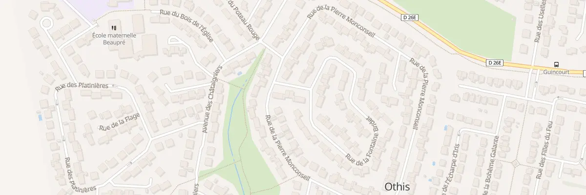 Plan du 6 Rue de la Fontaine Bridet à Othis