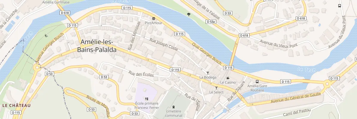 Plan du 36 Av du Vallespir à Amélie-les-Bains-Palalda