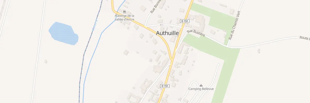 Plan du 3 Rue du Moulin à Authuille