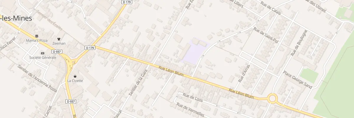 Plan du 57 Rue Léon Blum à Nœux-les-Mines