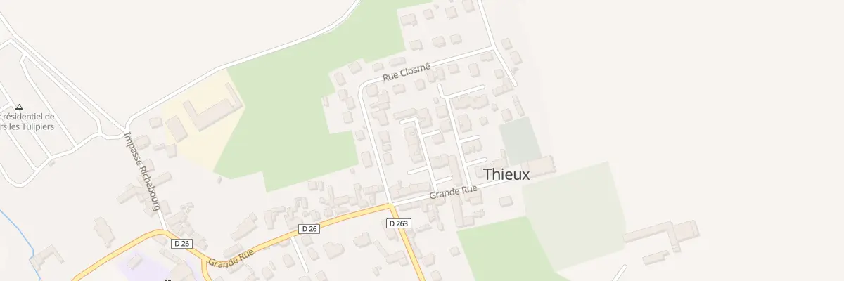Plan du 3 Rue de la Grange à Thieux