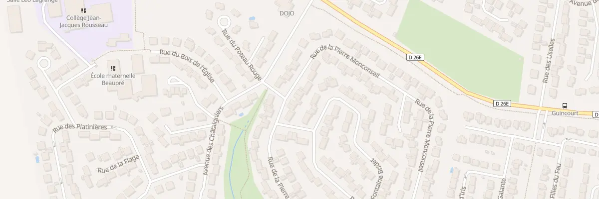 Plan du 95 Rue de la Pierre Mon Conseil à Othis