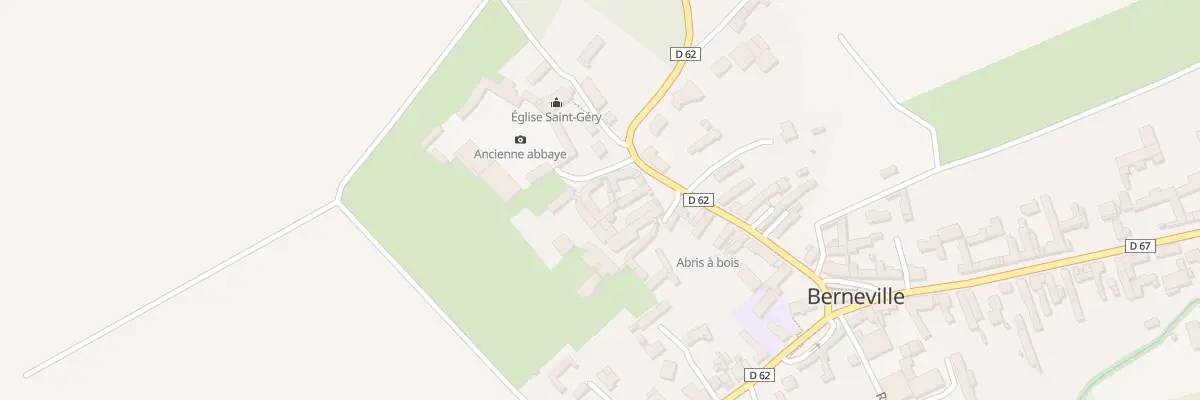 Plan du 1 Imp de l’Abbaye à Berneville