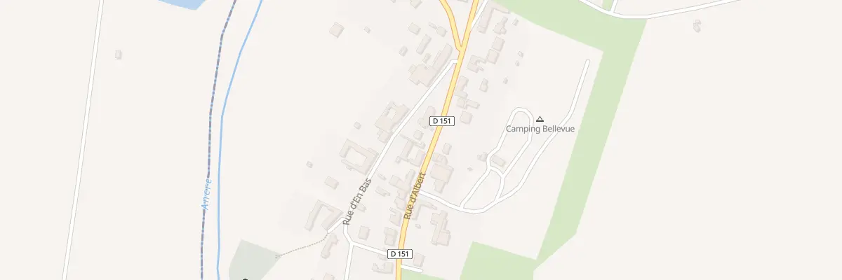 Plan du 2 Rue d’Albert à Authuille