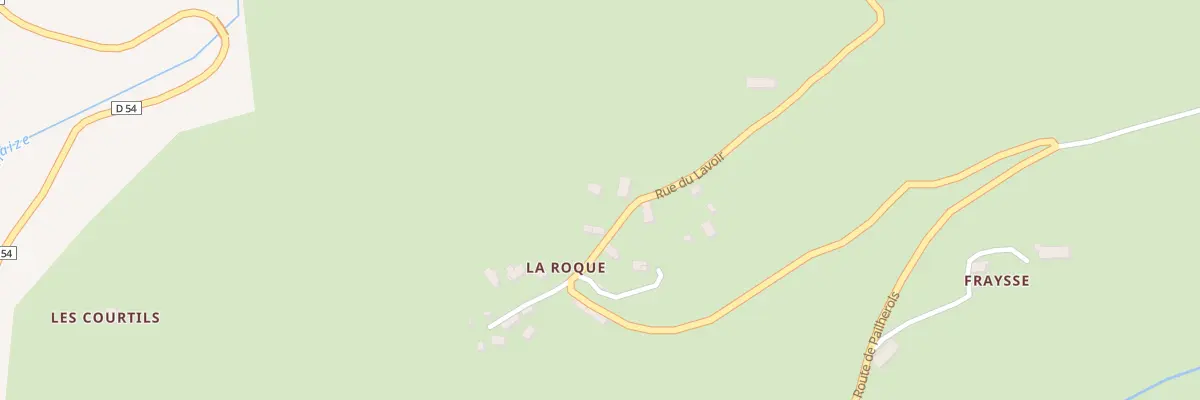 Plan du 6008 La Roque à Saint-Clément