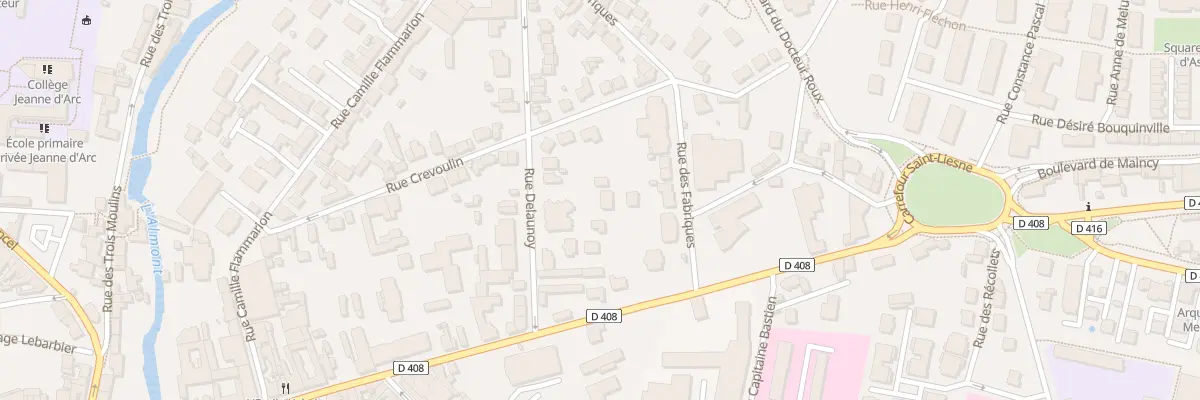 Plan du 10B Rue Delaunoy à Melun