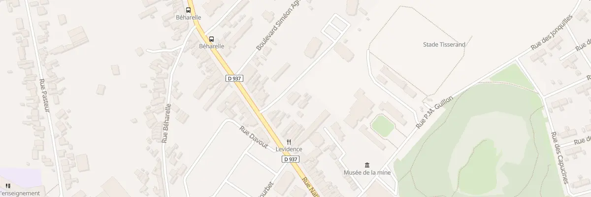 Plan du 321 Rue Nationale à Nœux-les-Mines