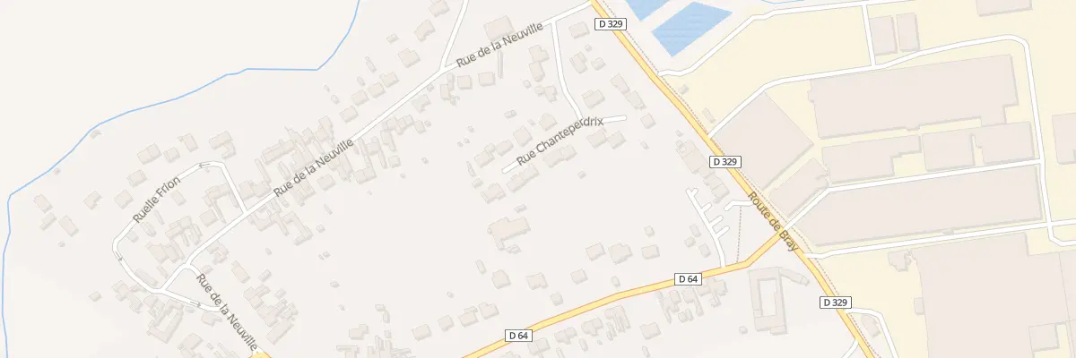 Plan du 10 Rue Chanteperdrix à Méaulte