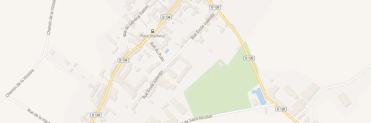 Plan du 9 Rue Emile Valentin à Barbery