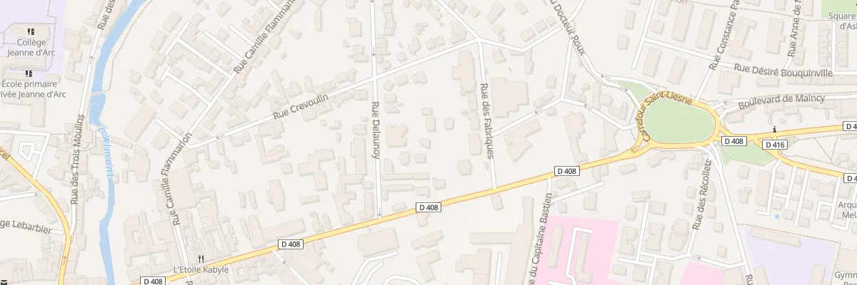 Plan du 8 Rue Delaunoy à Melun