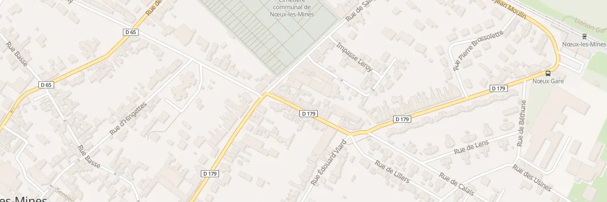 Plan du 13 Rue du Général Leclerc à Nœux-les-Mines