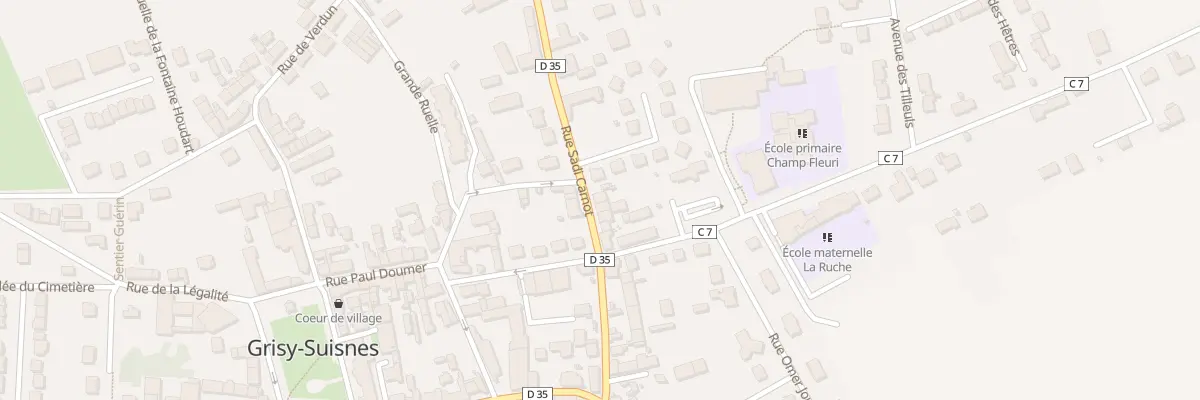 Plan du 11 Rue Sadi Carnot à Grisy-Suisnes