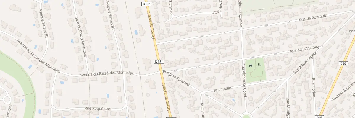 Plan du 44 Rue de la Victoire à Ozoir-la-Ferrière
