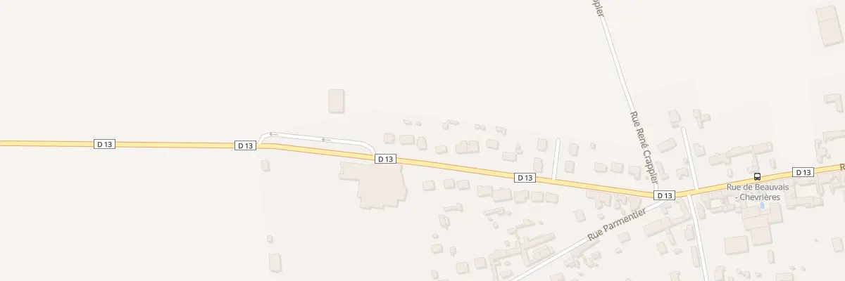 Plan du 956 Rue de Beauvais à Chevrières