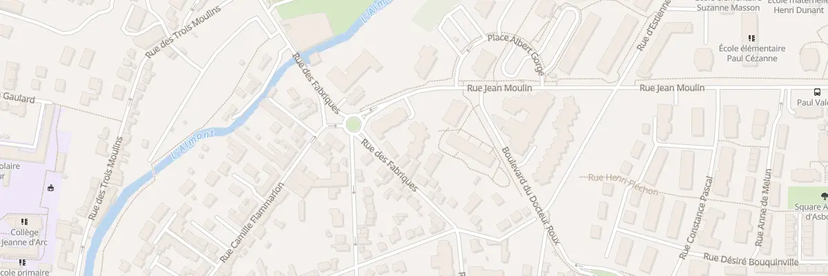 Plan du 20 Rue des Fabriques à Melun