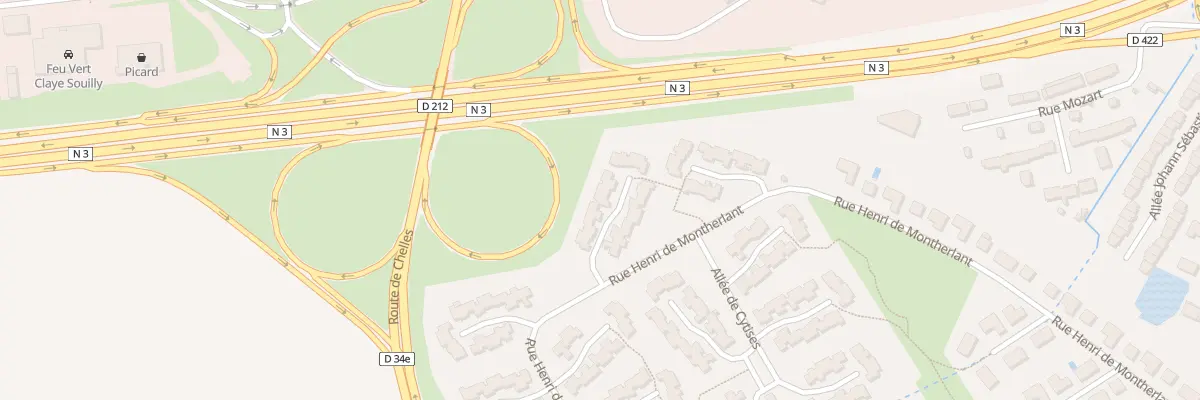 Plan du 13 Rue Ham des Bruyères à Claye-Souilly