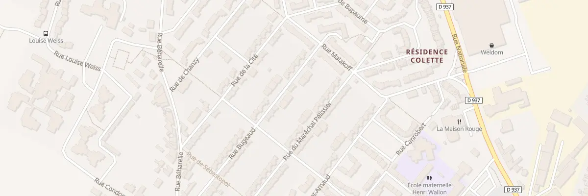 Plan du 15B Rue Bugeaud à Nœux-les-Mines