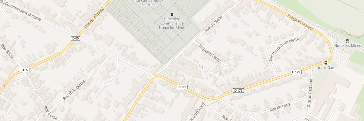Plan du 84 Rue de Sailly à Nœux-les-Mines