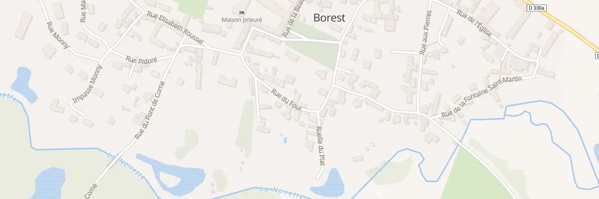 Plan du 4 Rue du Four à Borest