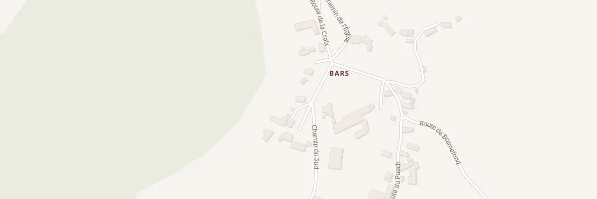 Plan du 5353 Bars à Lacroix-Barrez