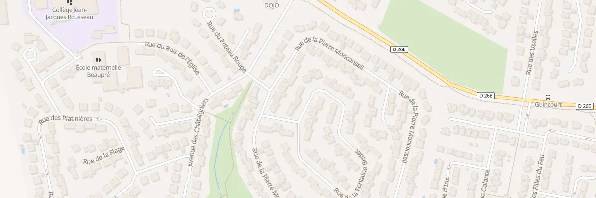 Plan du 72 Rue de la Fontaine Bridet à Othis