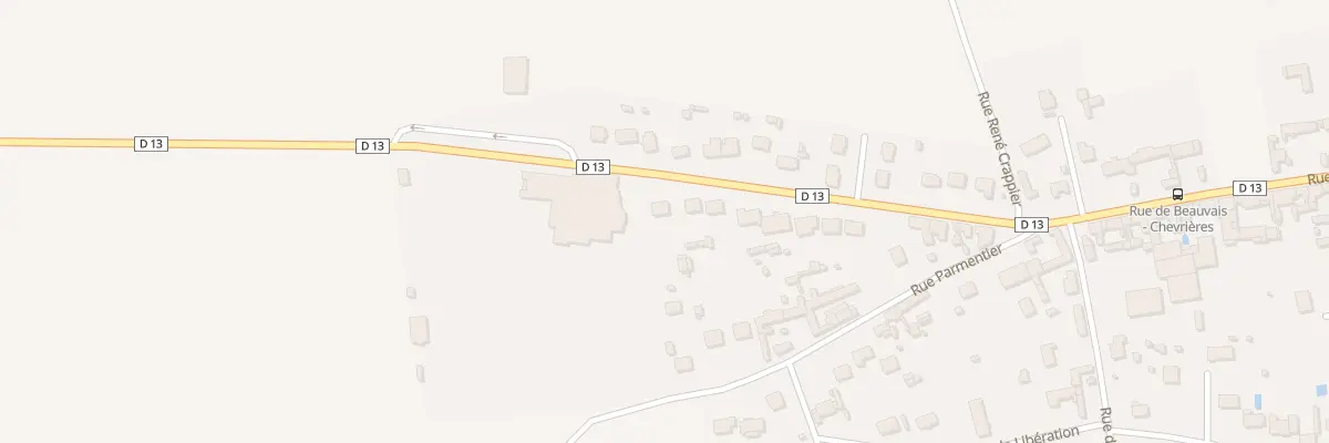 Plan du 955 Rue de Beauvais à Chevrières