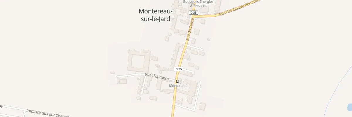 Plan du 20B Rue du Tertre à Montereau-sur-le-Jard