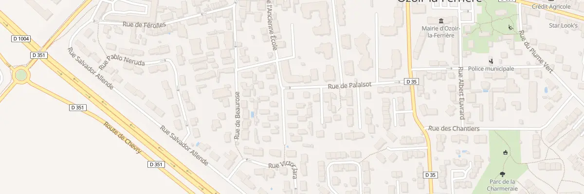 Plan du 1 Rue des Feuillantines à Ozoir-la-Ferrière