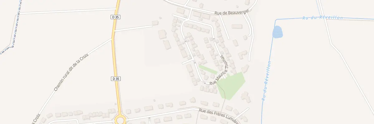Plan du 20B Rue Maurice Thomas à Chevry-Cossigny
