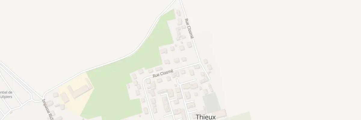 Plan du 19B Rue Closmé à Thieux