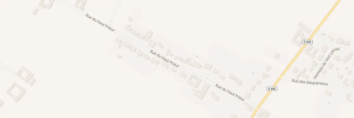 Plan du 236 Rue du Haut Prieur à Locon