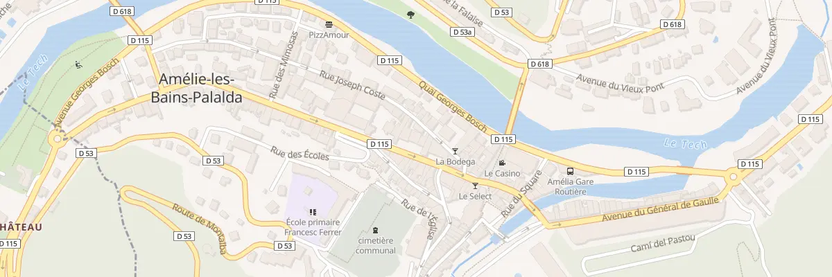 Plan du 28 Av du Vallespir à Amélie-les-Bains-Palalda