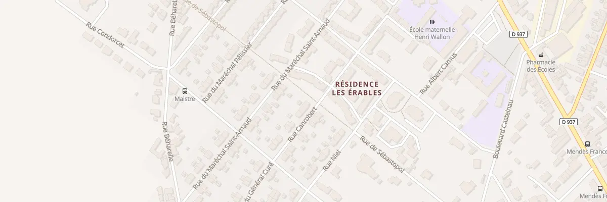 Plan du 44 Rue Canrobert à Nœux-les-Mines