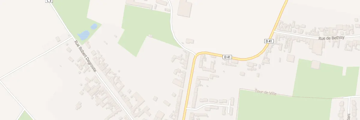 Plan du 41 Rue de Feuquières à Harbonnières