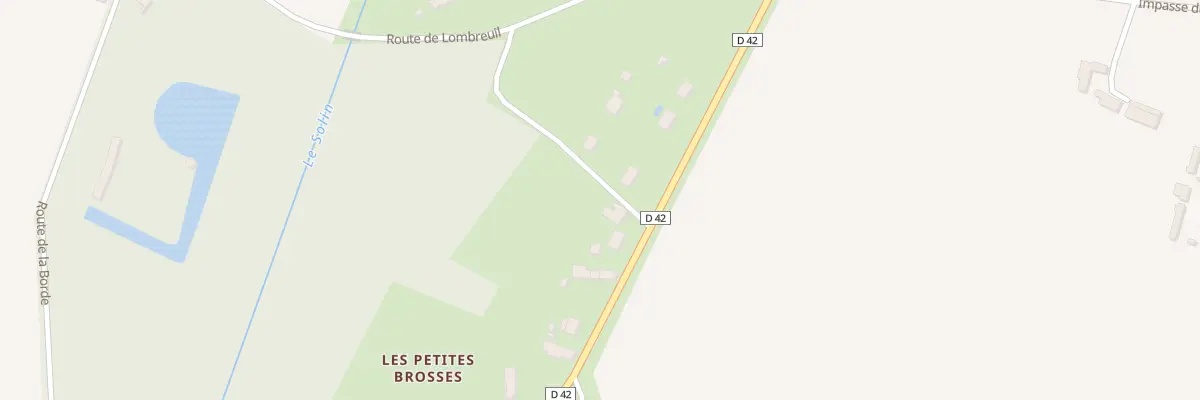 Plan du 10 Les Petites Brosses à Vimory